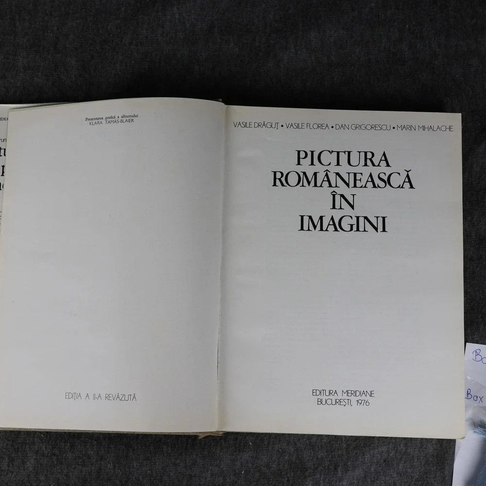 Vintage Pictura Românească În Imagini Drăguț Florea 1976 Romania Art Book HC DJ